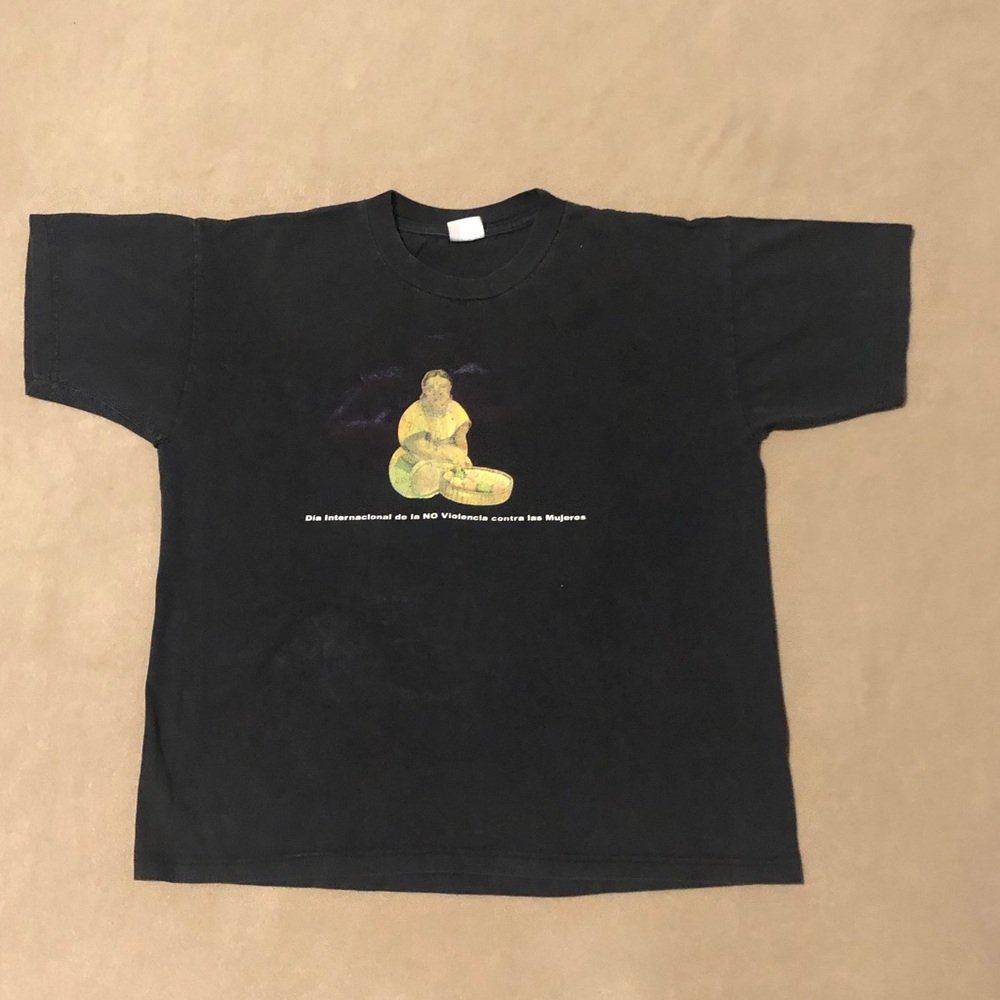 vintage “international day of non violence against women” t shirt
